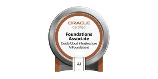 Oracle Certified AI Foundations Associate badge